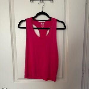 Pink athletic tank